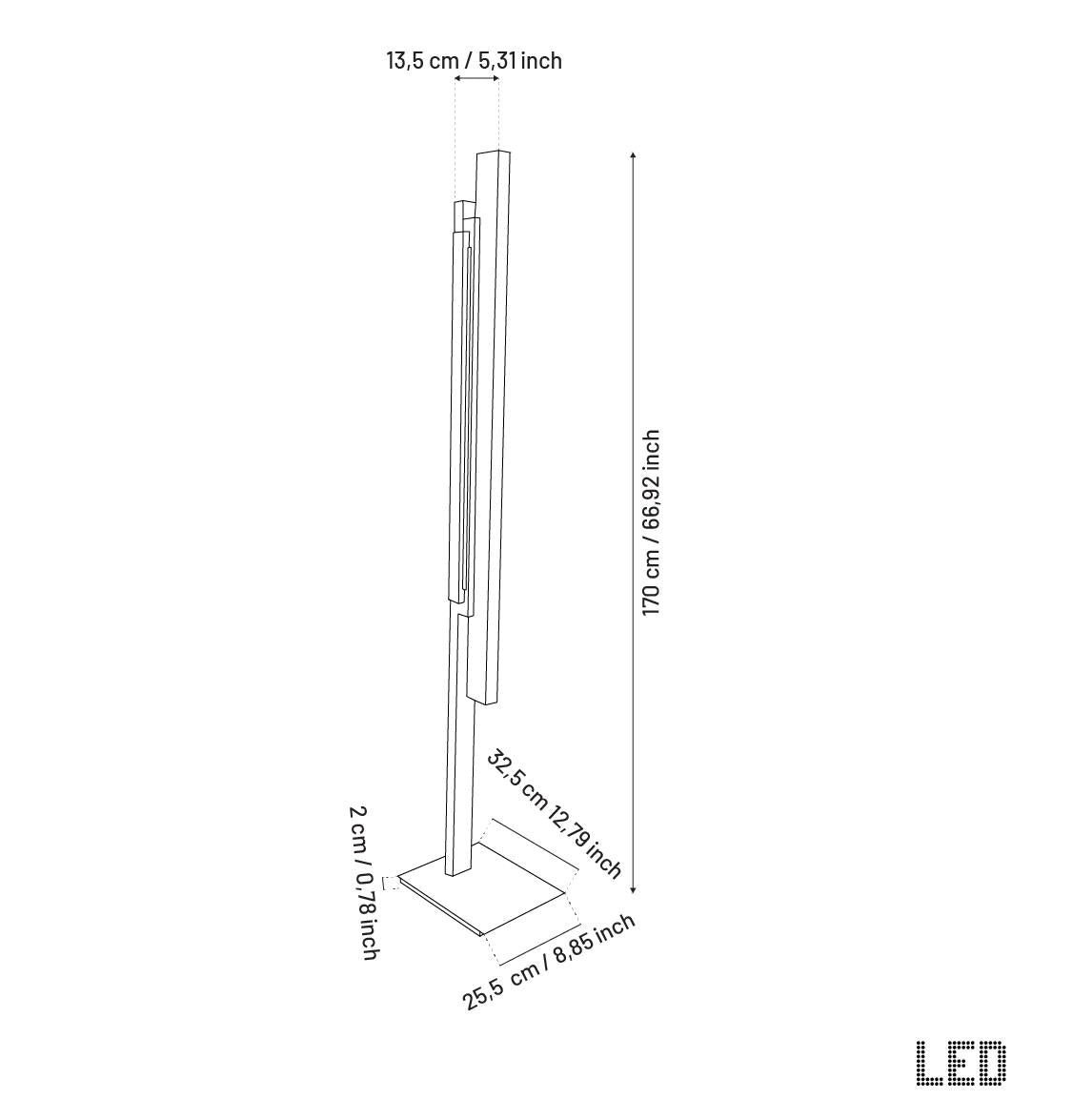 Gabon Marble Gold Floor Lamp - Heka Lighting & Trading Limited