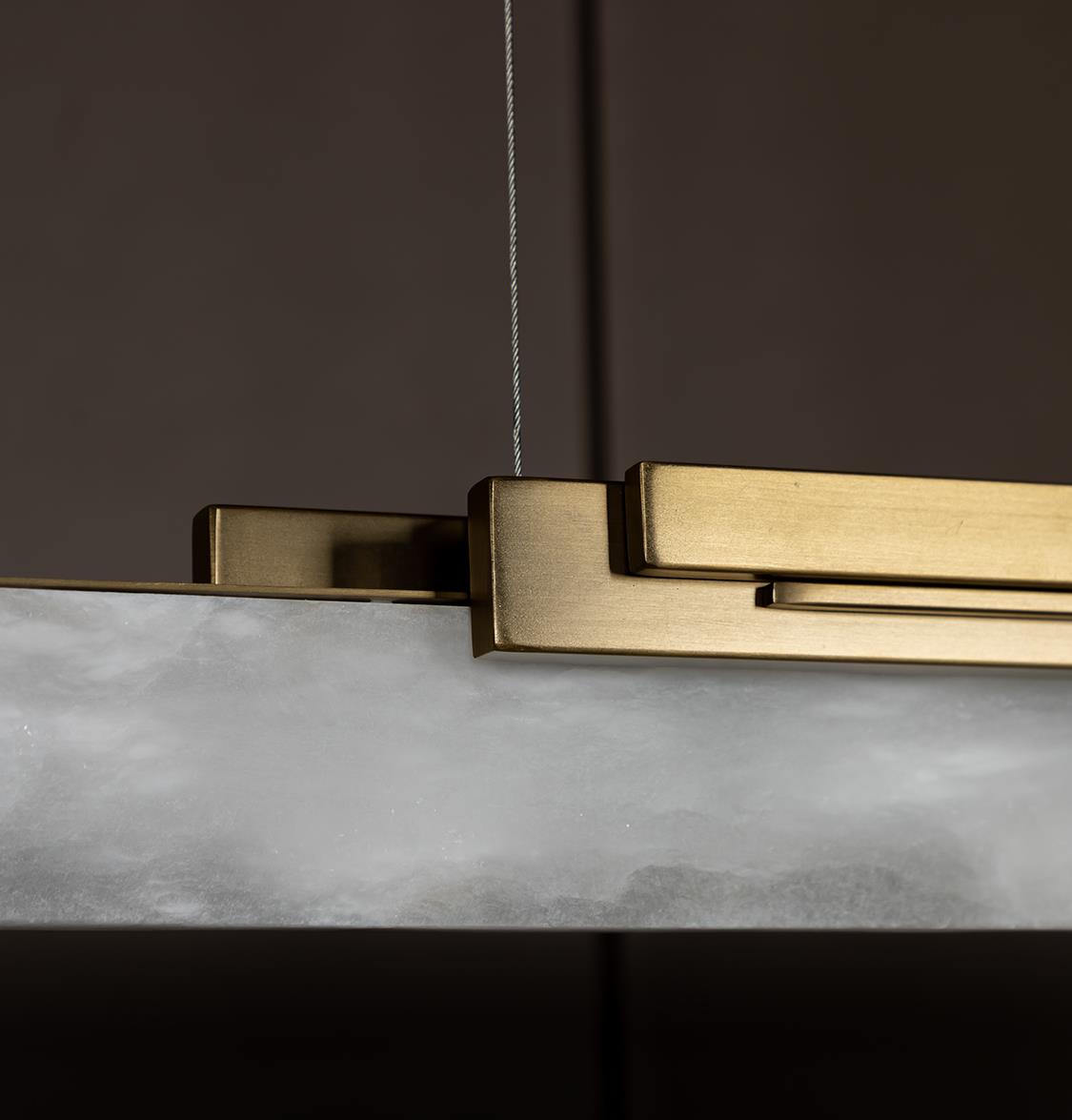 Gabon Marble Gold Pendant Light Chandelier - Heka Lighting & Trading Limited