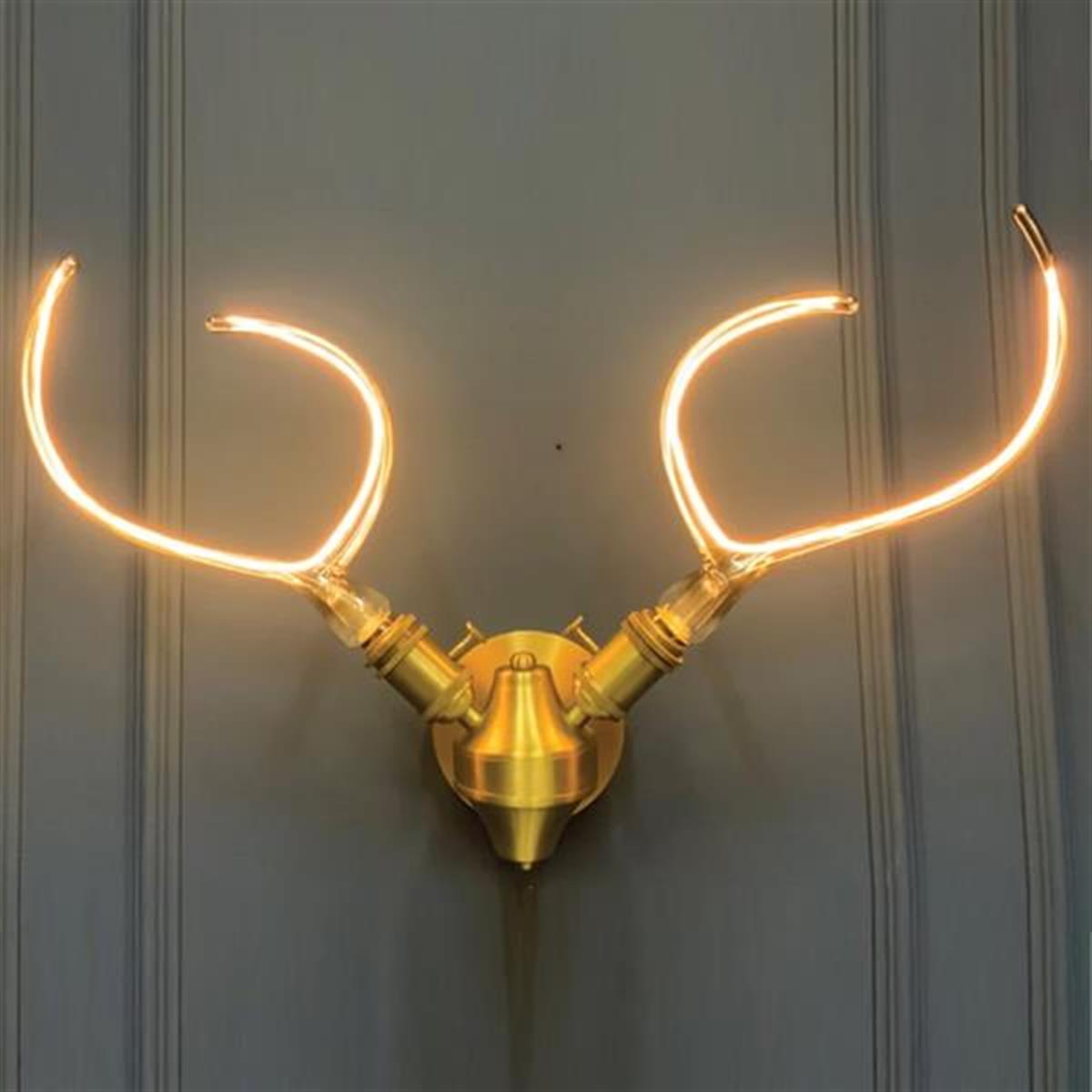 Galata Antique Deer Antler Wall Sconce - Heka Lighting & Trading Limited