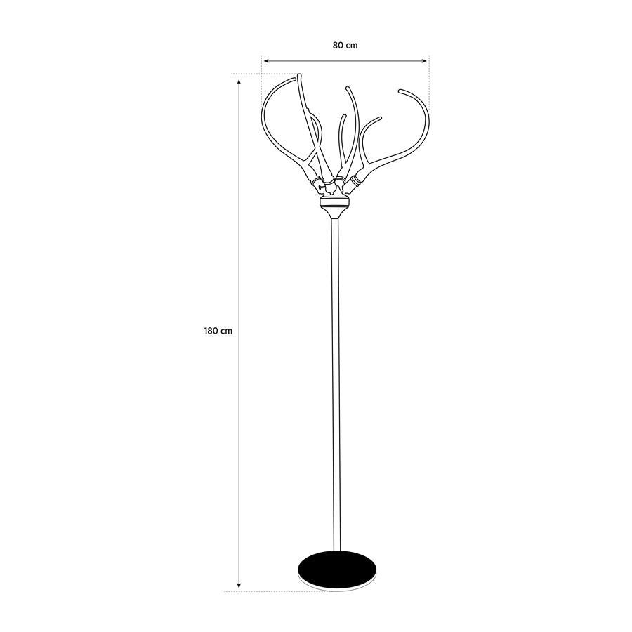 Galata 4-Piece Deer Antler Floor Lamp - Heka Lighting & Trading Limited