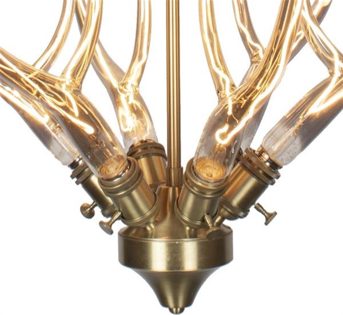 Galata 6-Piece Antique Glass Chandelier - Heka Lighting & Trading Limited