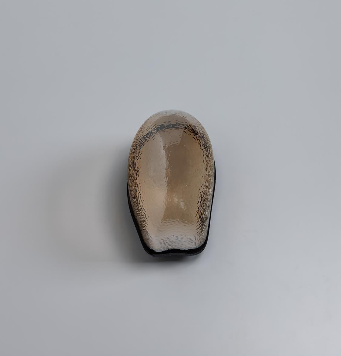 Gambia Honey Glass Black Wall Sconce 26 Cm - Heka Lighting & Trading Limited