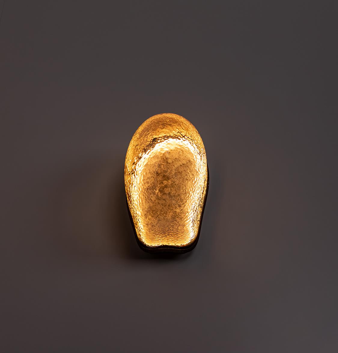 Gambia Honey Glass Black Wall Sconce 26 Cm - Heka Lighting & Trading Limited