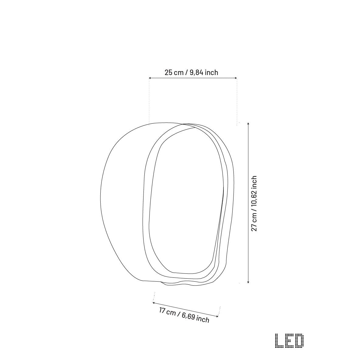 Gambia Honey Glass Black Wall Sconce 26 Cm - Heka Lighting & Trading Limited