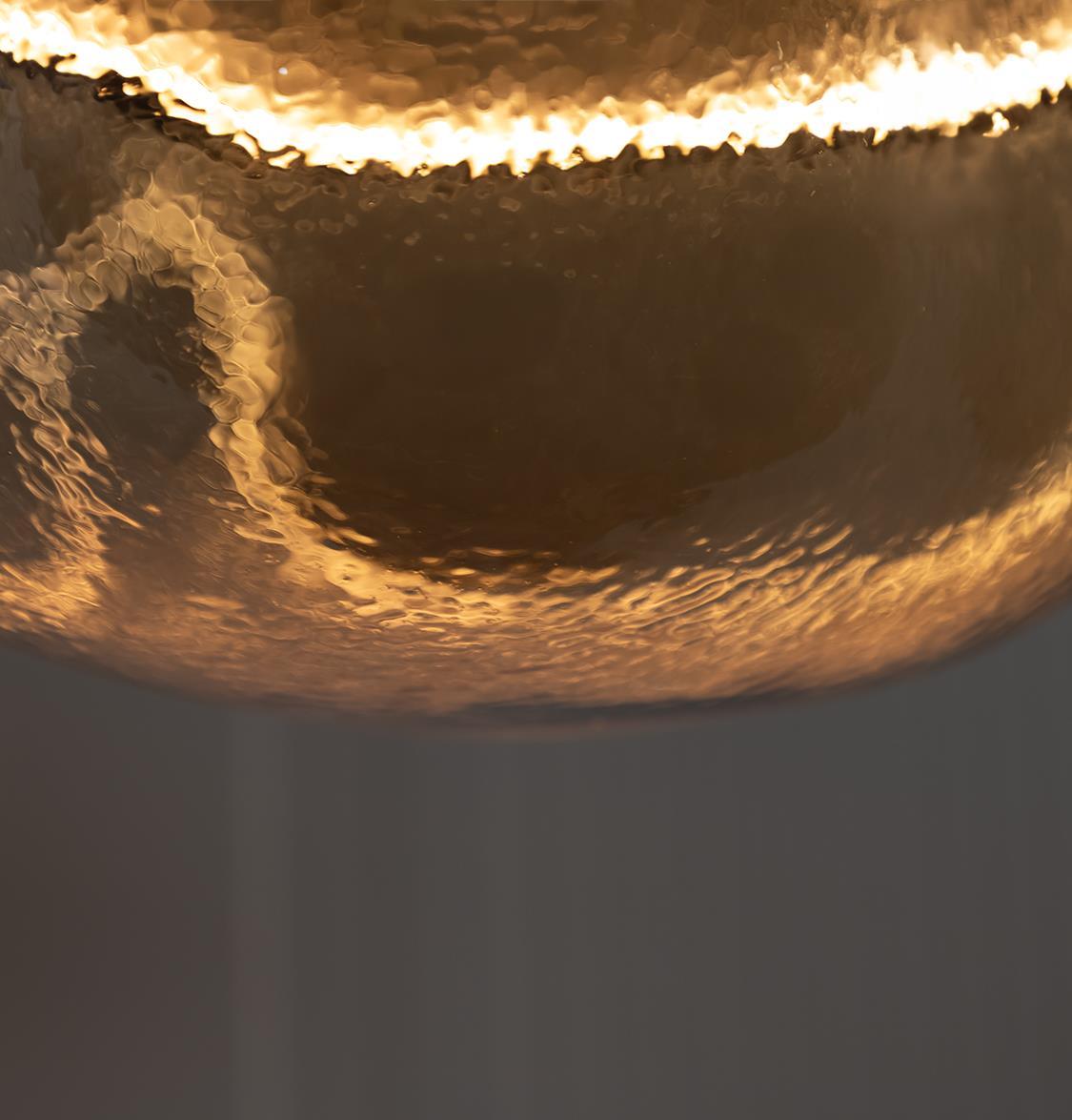 Gambia Honey Glass Black Pendant Light Chandelier 30 Cm - Heka Lighting & Trading Limited