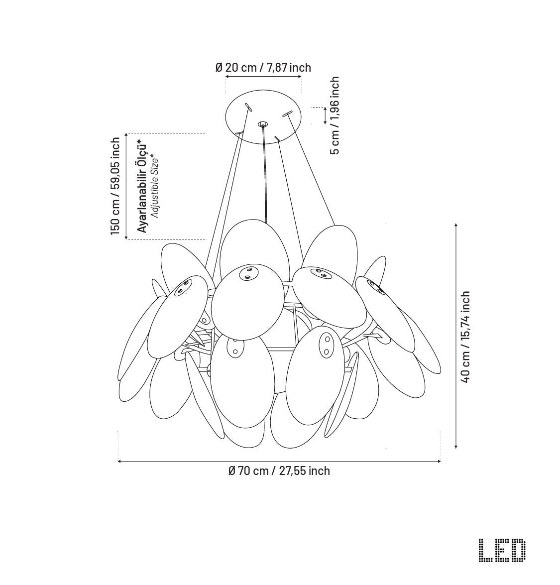 Gana White Frosted Glass Antique Chandelier 70 Cm - Heka Lighting & Trading Limited