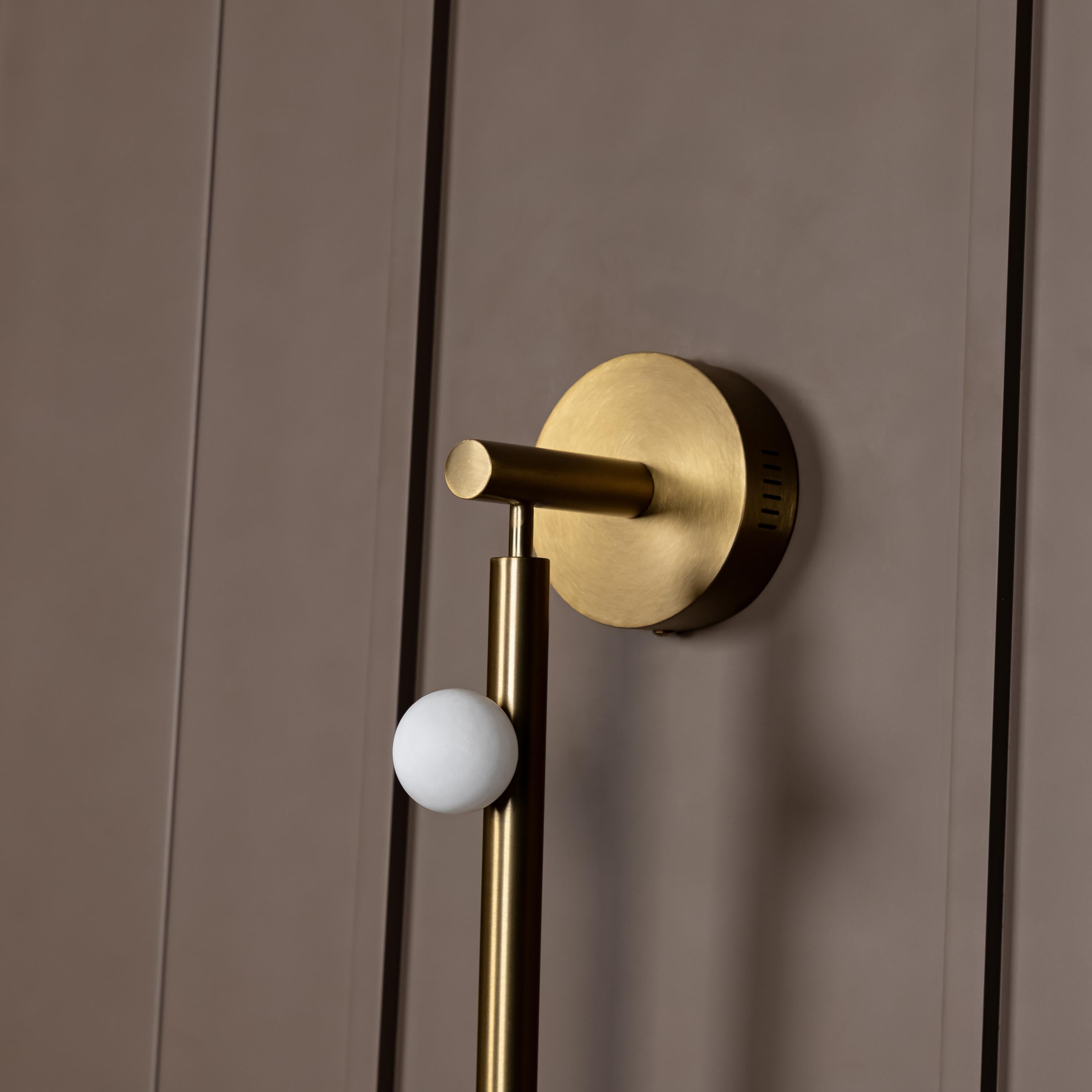 Gine Marble Bulk Antique Wall Sconce 103 Cm - Heka Lighting & Trading Limited