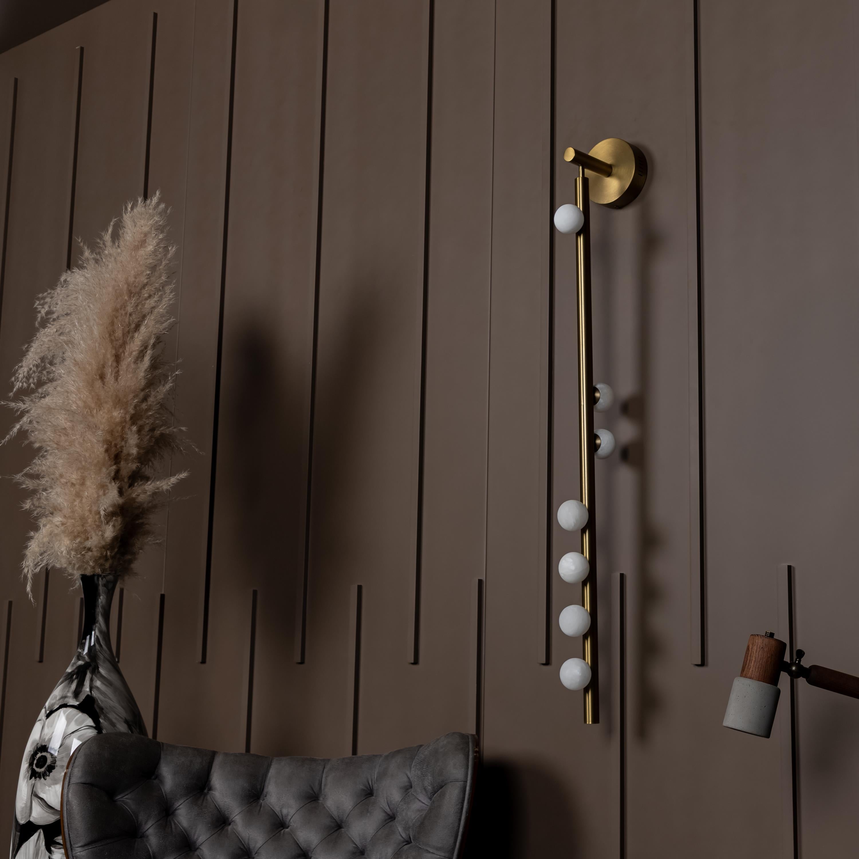 Gine Marble Bulk Antique Wall Sconce 103 Cm - Heka Lighting & Trading Limited