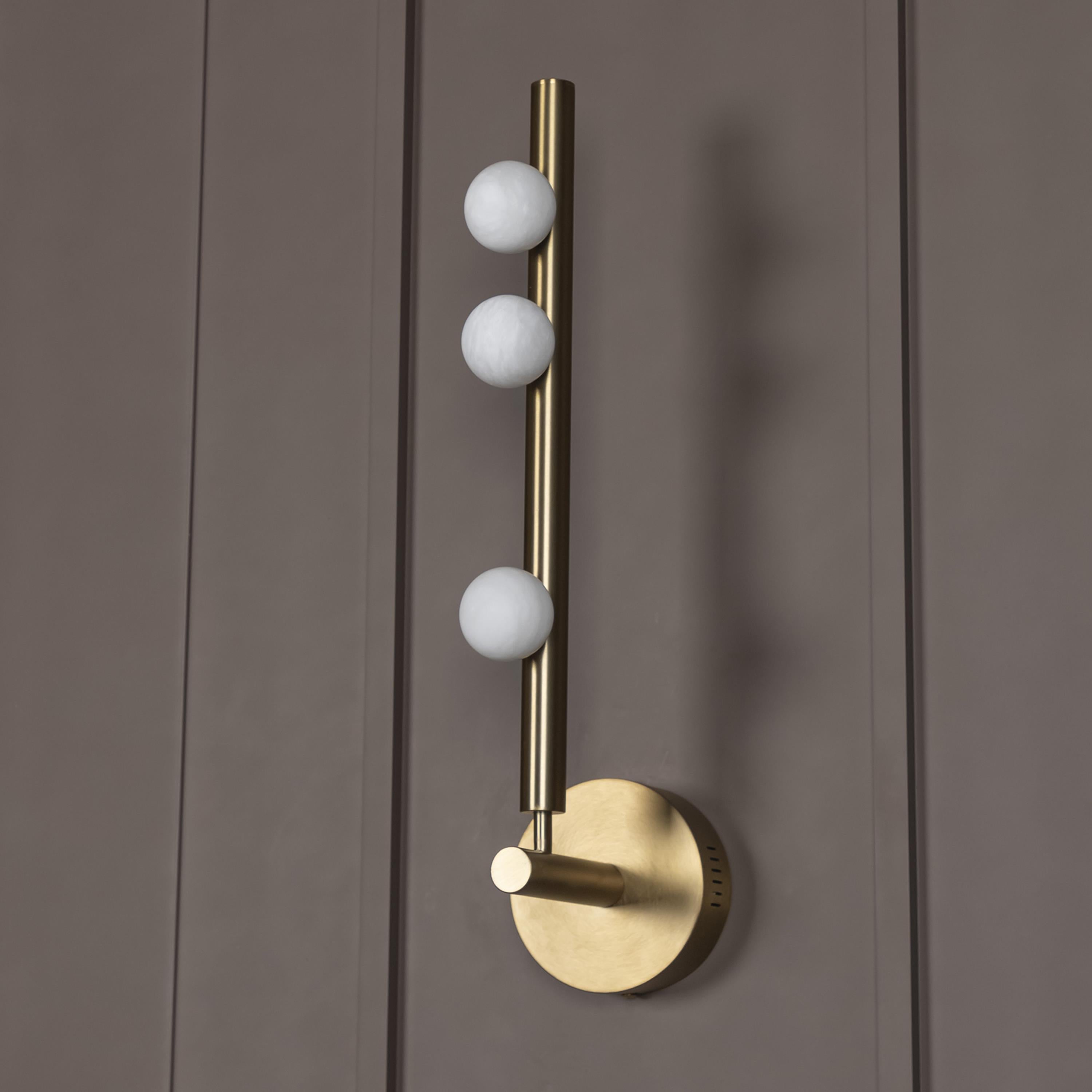 Gine Marble Bulk Antique Wall Sconce 50 Cm - Heka Lighting & Trading Limited