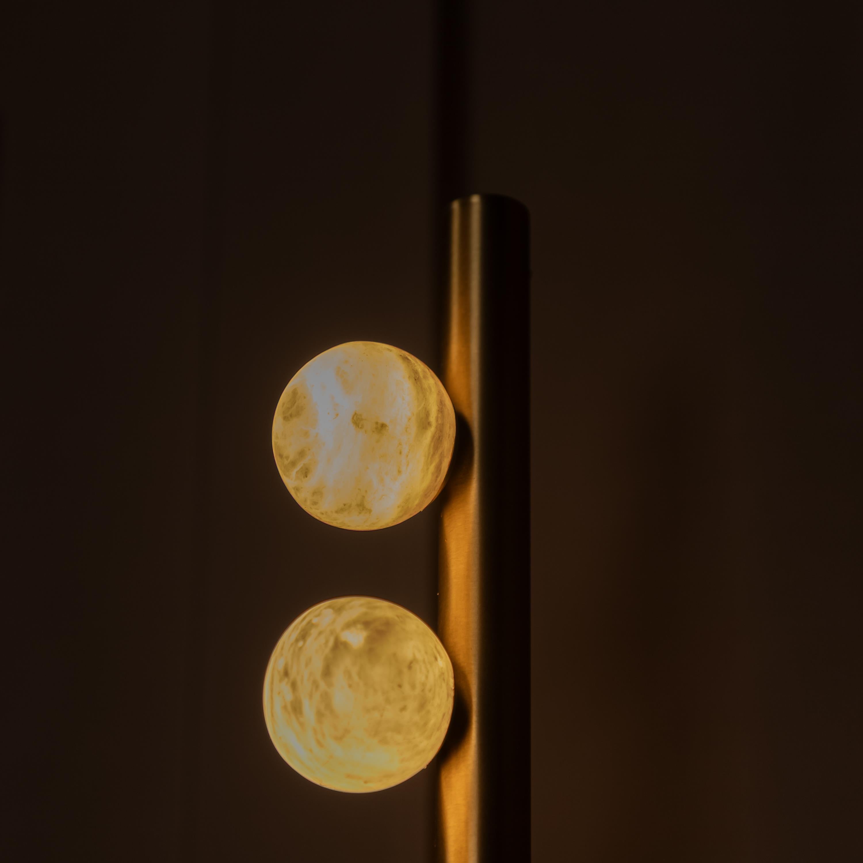 Gine Marble Bulk Antique Wall Sconce 50 Cm - Heka Lighting & Trading Limited