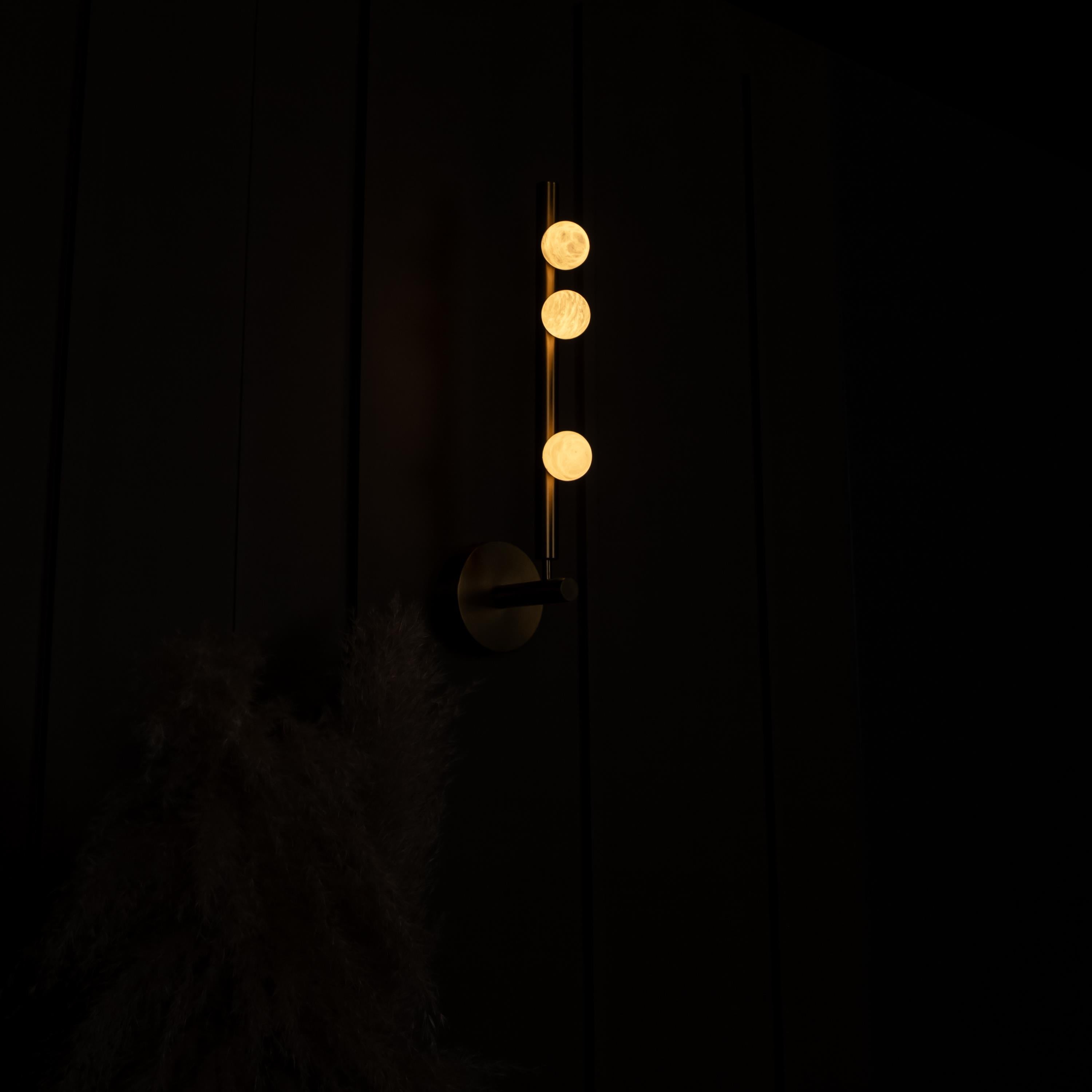 Gine Marble Bulk Antique Wall Sconce 50 Cm - Heka Lighting & Trading Limited