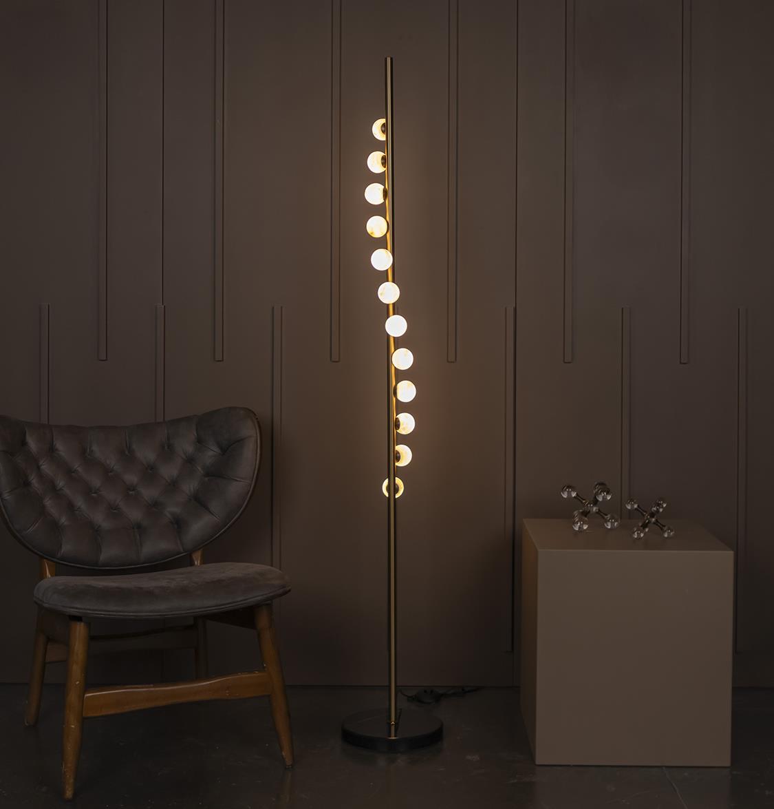 Guinea Marble Bulk Antique Floor Lamp