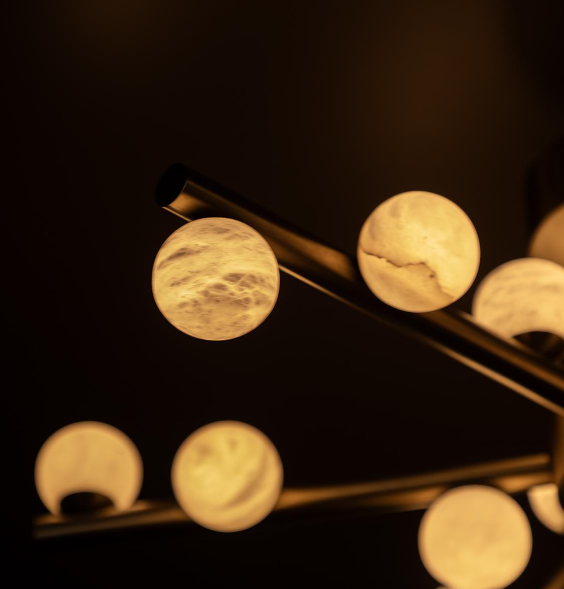 Gine Marble Bulk Antique Chandelier 65 Cm - Heka Lighting & Trading Limited