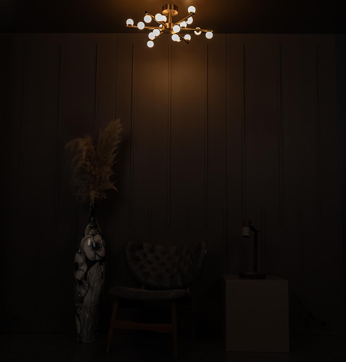 Gine Marble Bulk Antique Chandelier 65 Cm - Heka Lighting & Trading Limited