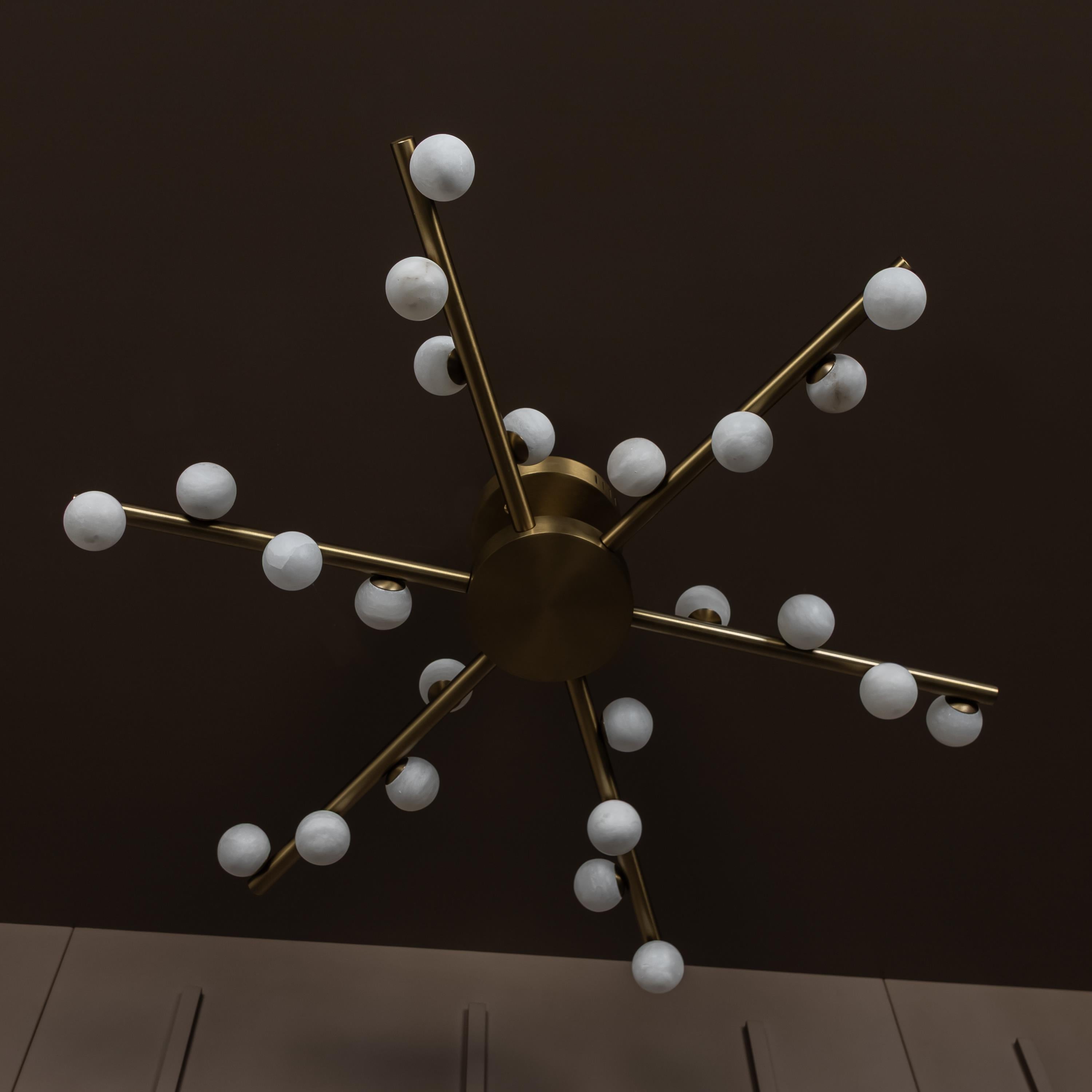 Gine Marble Bulk Antique Chandelier 85 Cm - Heka Lighting & Trading Limited