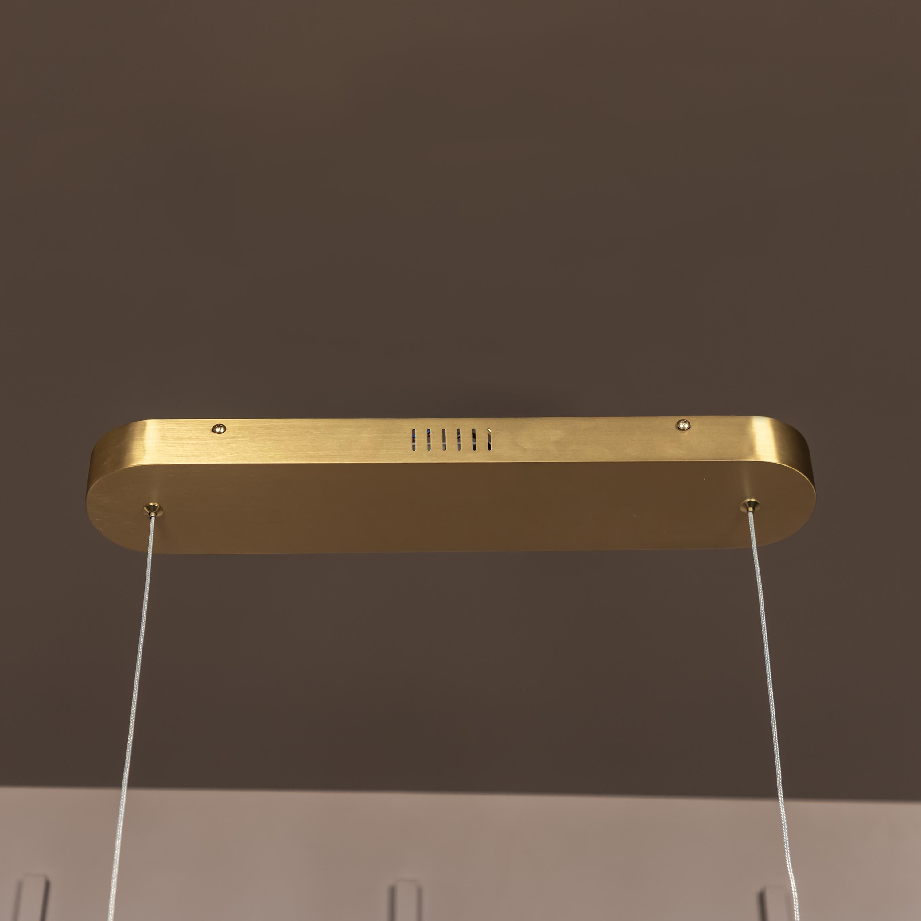 Gine Marble Bulk Dining Table Chandelier 120 Cm - Heka Lighting & Trading Limited