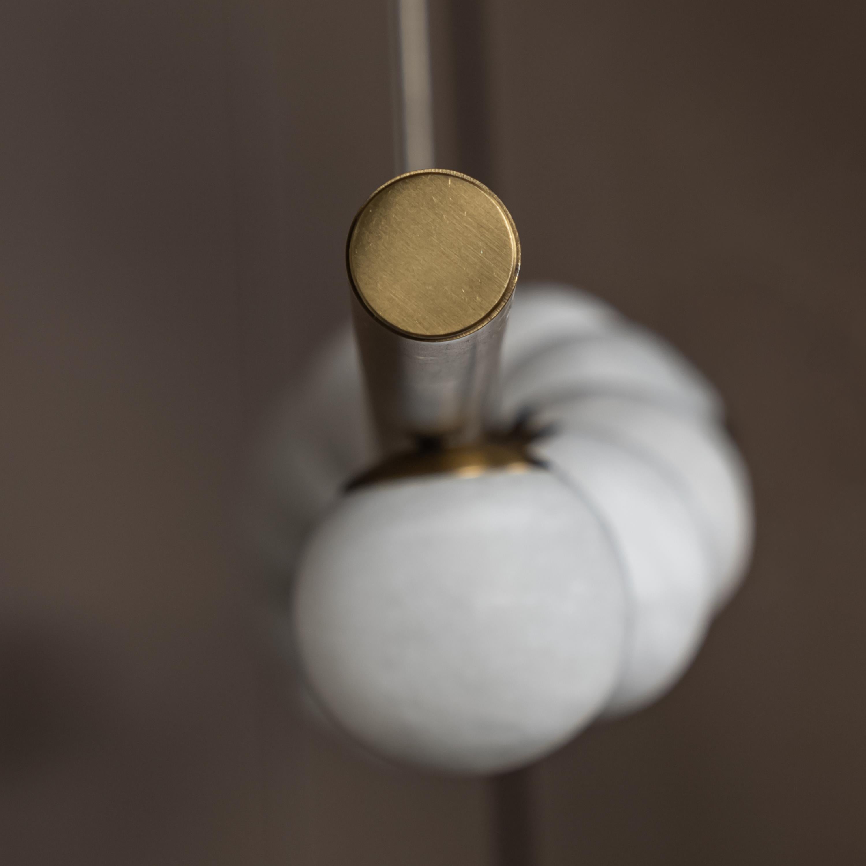 Gine Marble Bulk Dining Table Chandelier 120 Cm - Heka Lighting & Trading Limited