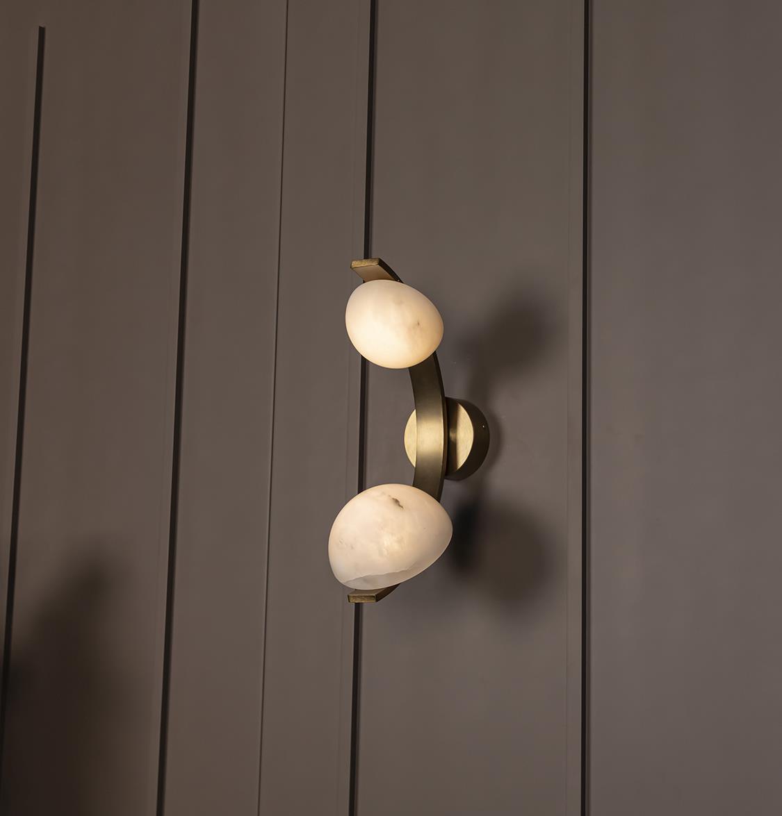 Hartum Marble Antique Wall Sconce - Heka Lighting & Trading Limited