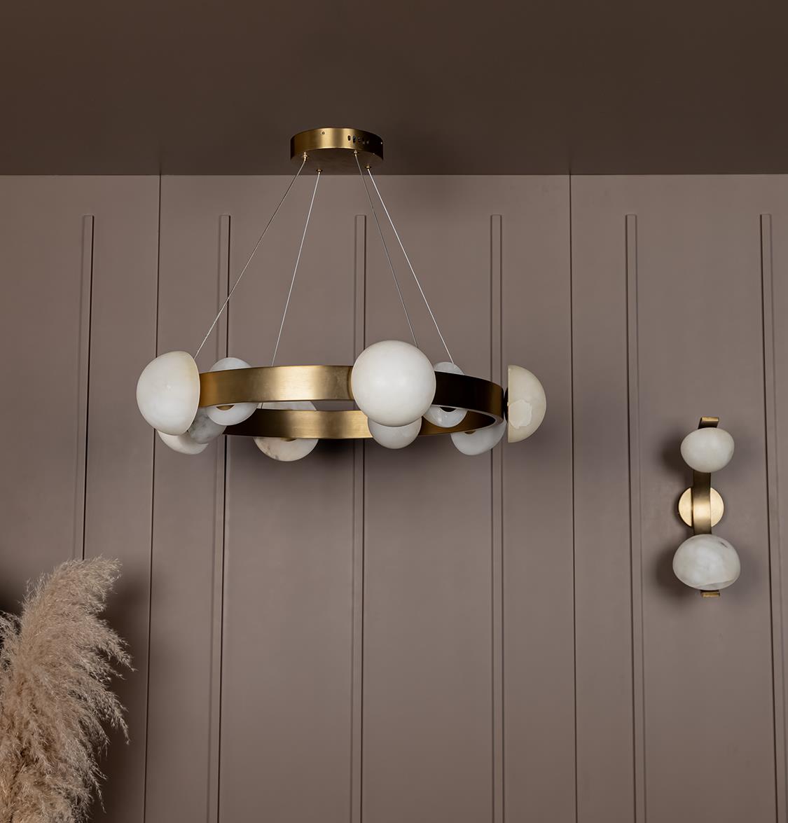 Hartum Marble Antique Wall Sconce - Heka Lighting & Trading Limited