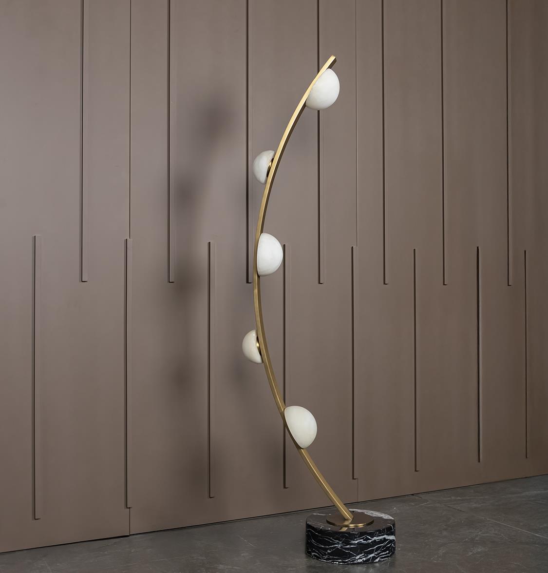 Hartum Marble Antique Floor Lamp - Heka Lighting & Trading Limited