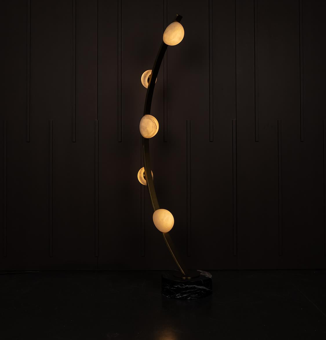 Hartum Marble Antique Floor Lamp - Heka Lighting & Trading Limited