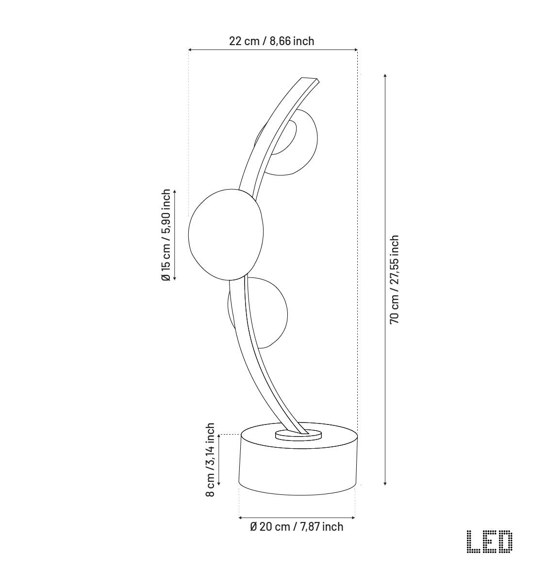 Hartum Marble Antique Table Lamp - Heka Lighting & Trading Limited