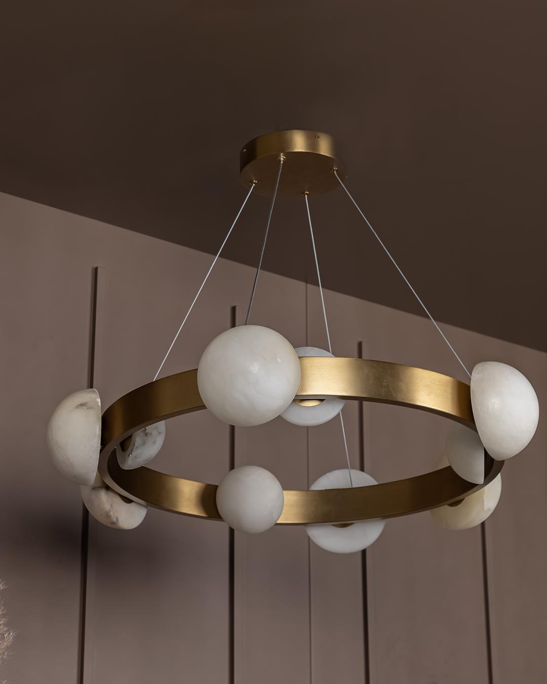 Hartum Marble Antique Chandelier 80 Cm - Heka Lighting & Trading Limited