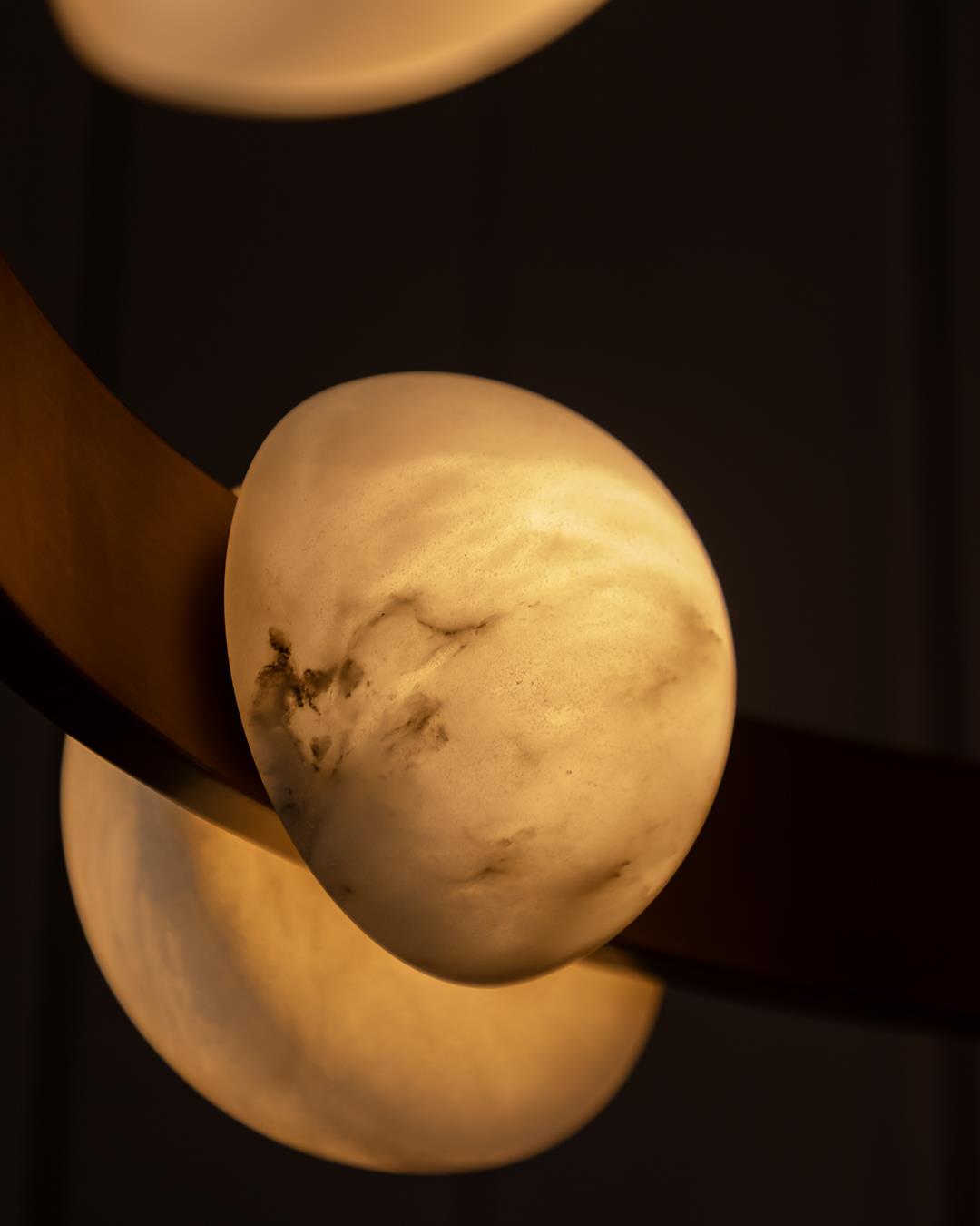 Hartum Marble Antique Chandelier 80 Cm - Heka Lighting & Trading Limited