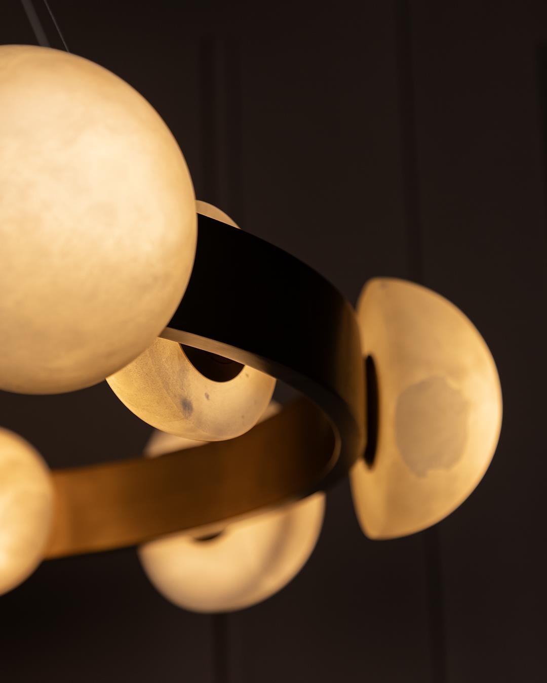 Hartum Marble Antique Chandelier 80 Cm - Heka Lighting & Trading Limited