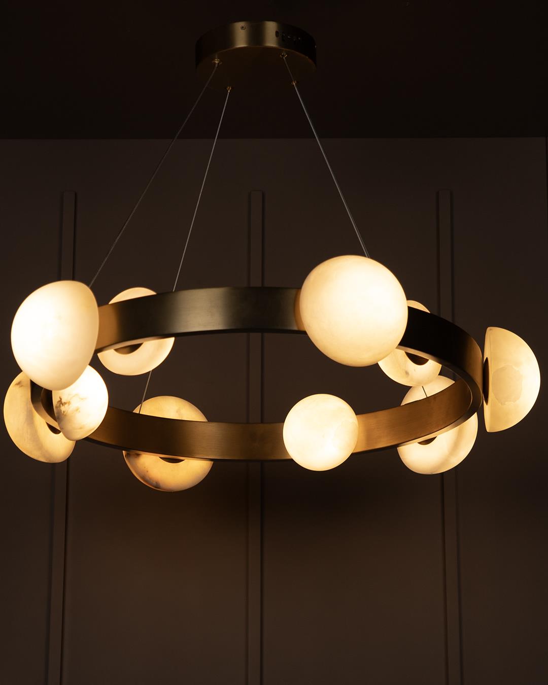 Hartum Marble Antique Chandelier 80 Cm - Heka Lighting & Trading Limited