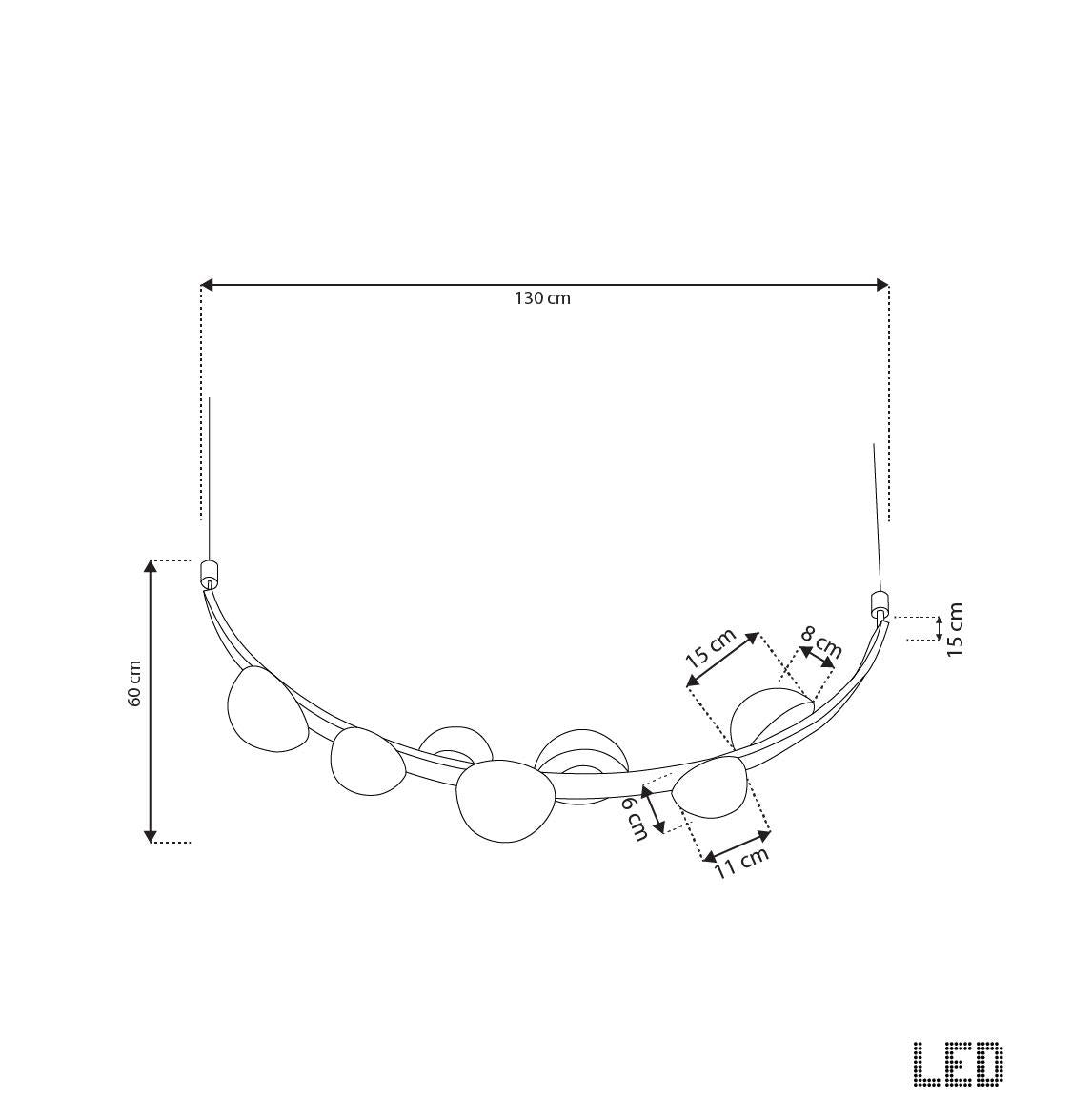 Hartum Marble Antique Chandelier 130 Cm - Heka Lighting & Trading Limited