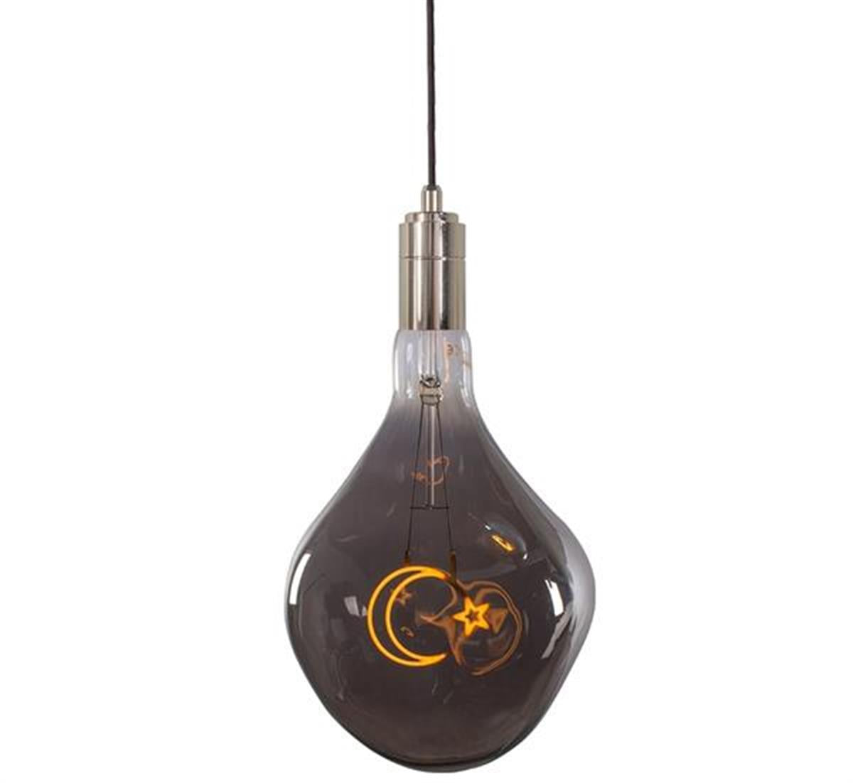 Moon Star Smoked 5W 2200K E27 Led Bulb Erd-1923/2 - Heka Lighting & Trading Limited