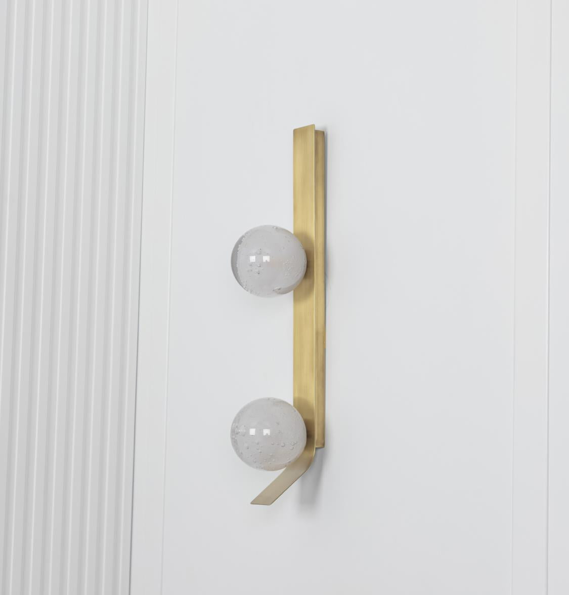 Helsingör Double Bubbly Soft Glass Antique Wall Sconce - Heka Lighting & Trading Limited