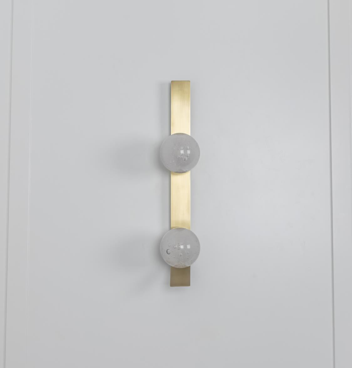 Helsingör Double Bubbly Soft Glass Antique Wall Sconce - Heka Lighting & Trading Limited