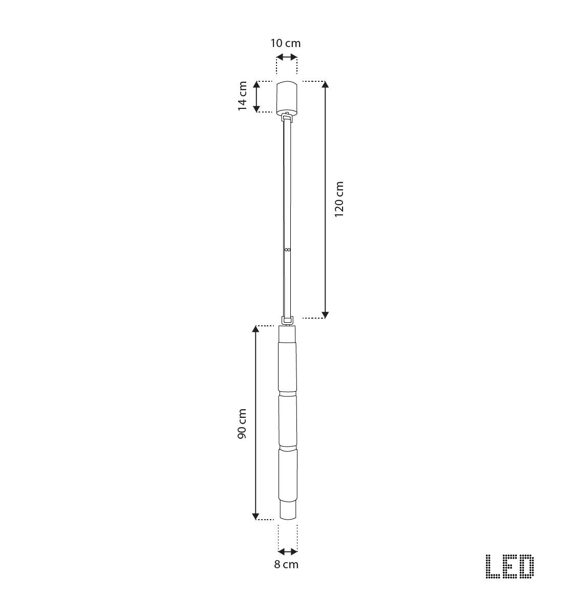 Helsinki Marble Antique Pendant Light 90 Cm - Heka Lighting & Trading Limited