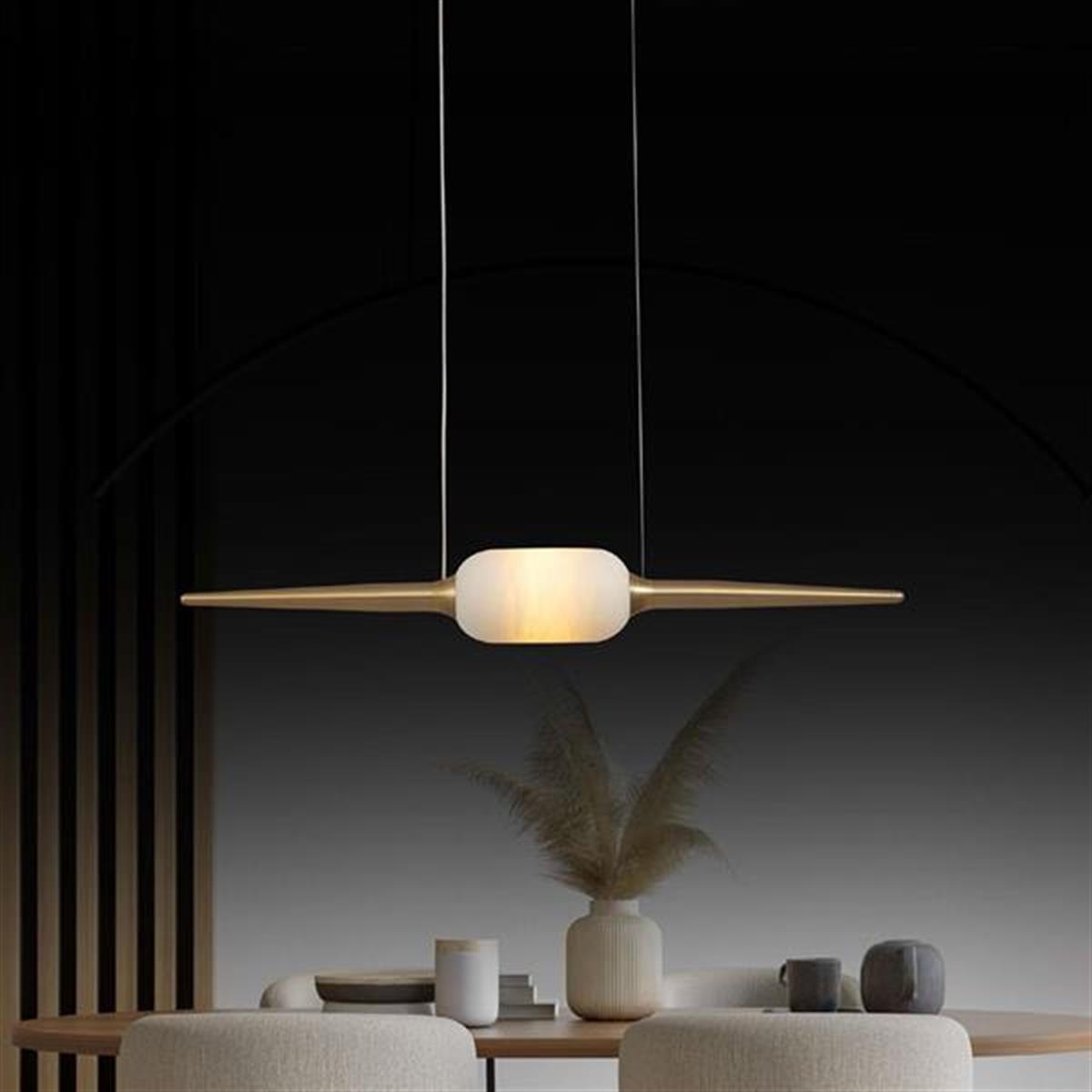 Hermes White Marble Led Pendant Light Chandelier - Heka Lighting & Trading Limited