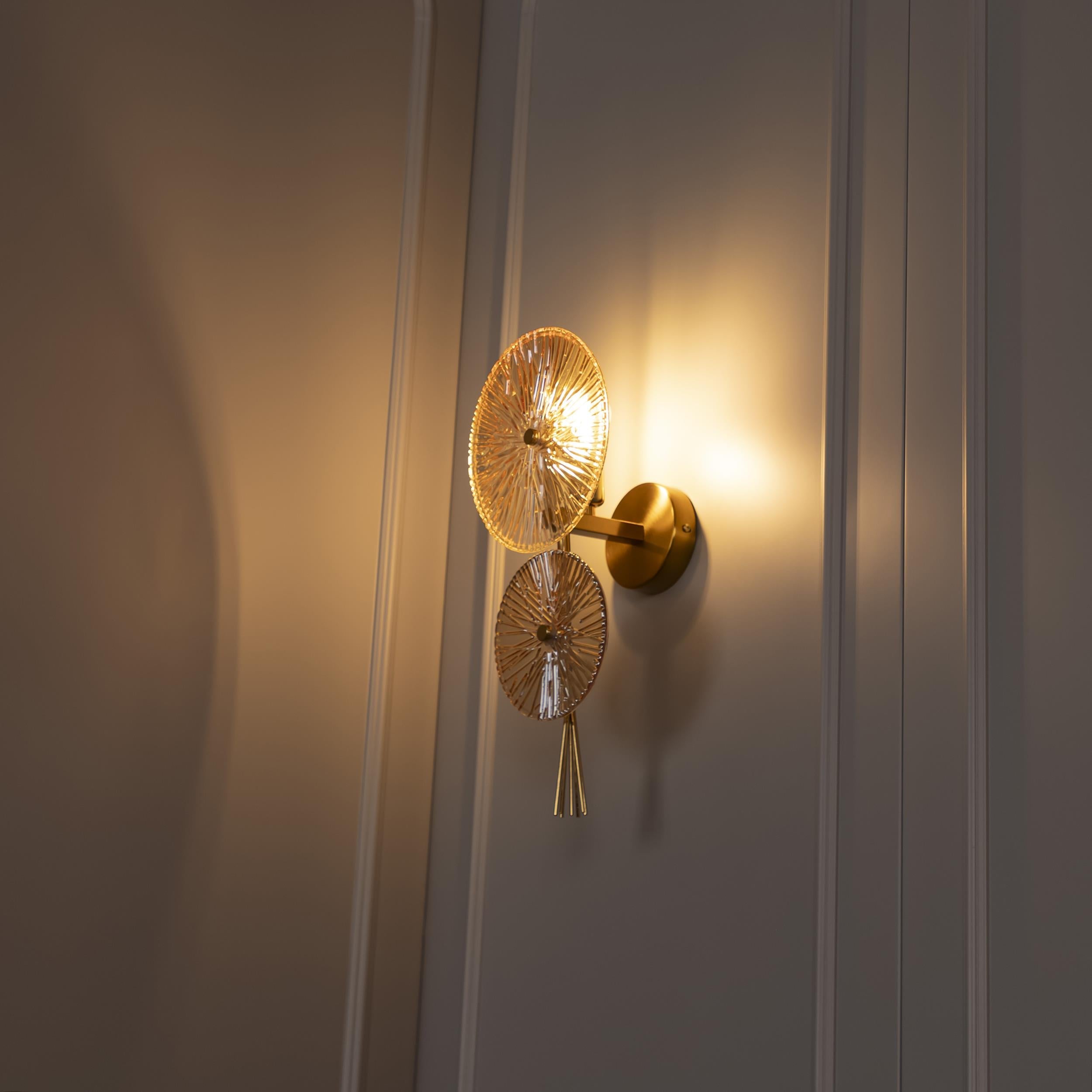 Honaz Two Glass Antique Wall Sconce - Heka Lighting & Trading Limited