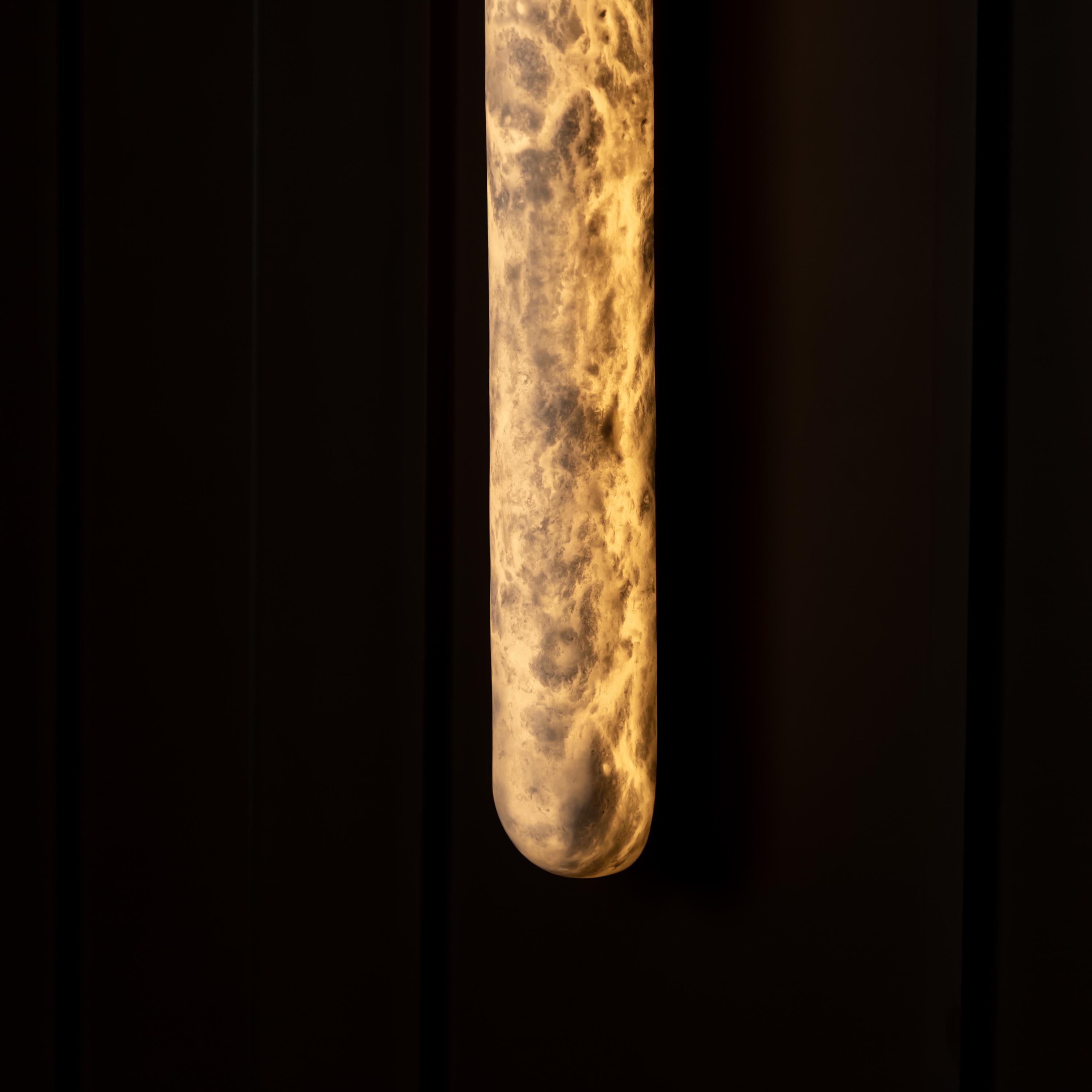 Iguazu Marble Wall Sconce 58 Cm - Heka Lighting & Trading Limited