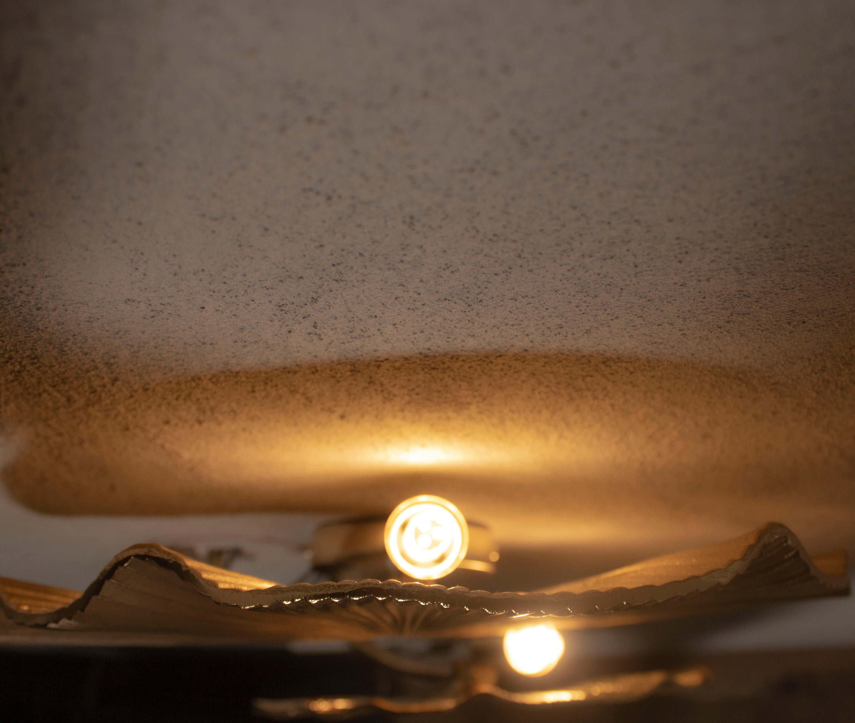 Handmade Ginkgo Double Leaf Sconce Lighting, Mid Century Astara Gold Wall Lamp, Home Decor Wall Mounted Lamp - Heka Lighting & Trading Limited