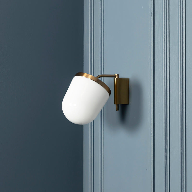 Handmade Bathroom Lighting, Mid Century Bedside Wall Mounted Lamp, Art Deco Vintage Sconce, Housewarming Gift Wall Light Shade MODEL : GIZE