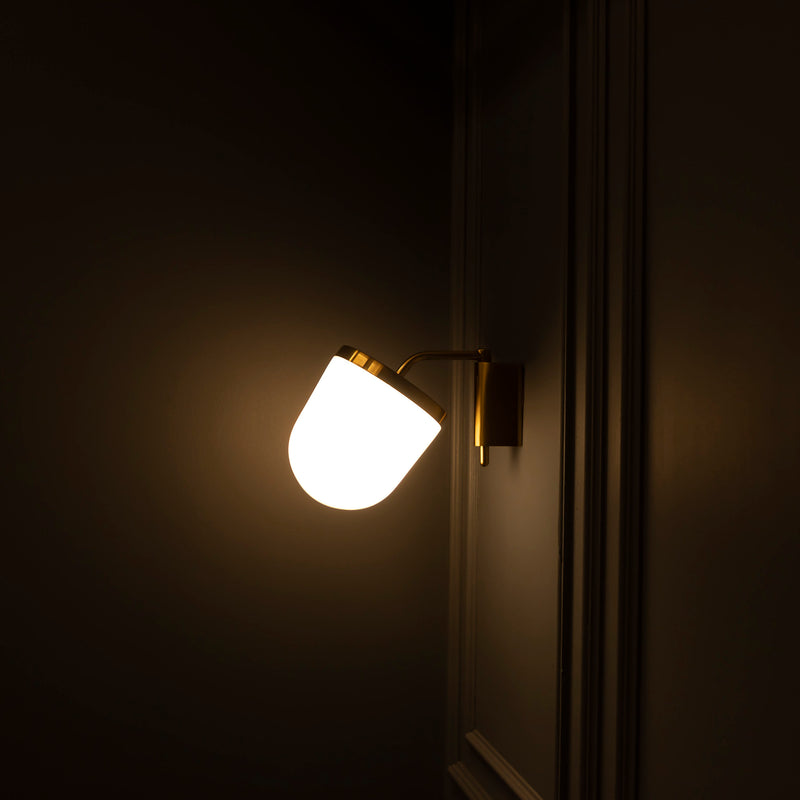 Handmade Bathroom Lighting, Mid Century Bedside Wall Mounted Lamp, Art Deco Vintage Sconce, Housewarming Gift Wall Light Shade MODEL : GIZE