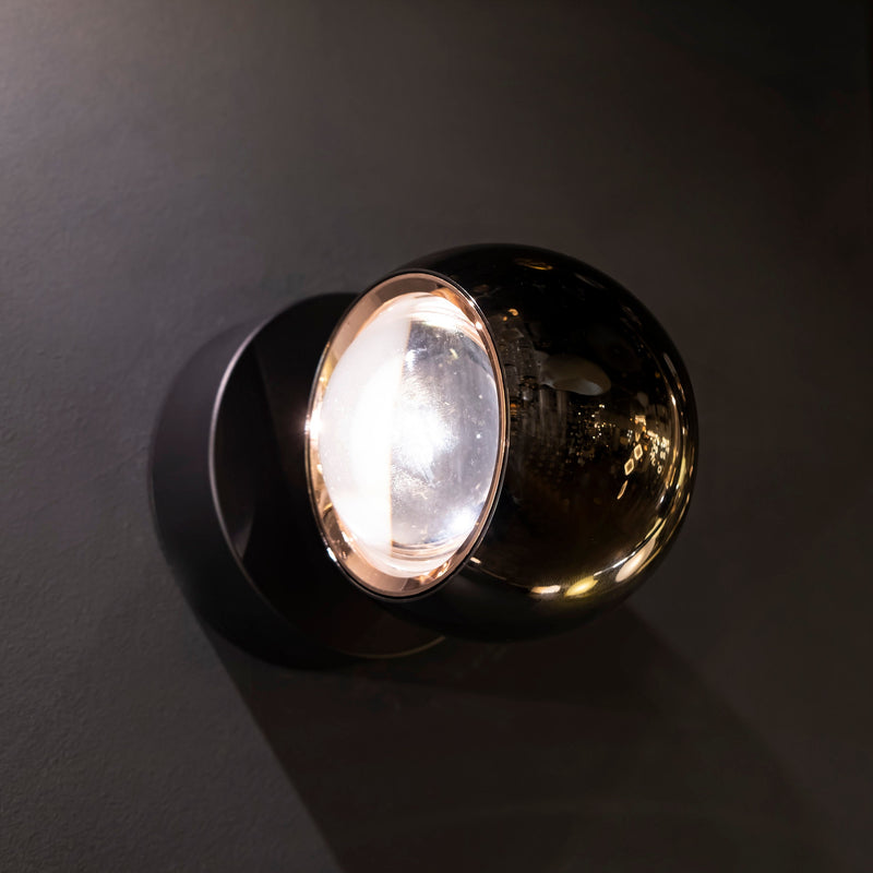 Gold, Platinum or White Single Wall Light, Modern Home Decor Wall Lighting, Art Deco LED Sconce MODEL: BALAMIR
