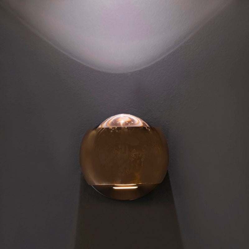 Gold, Platinum or White Single Wall Light, Modern Home Decor Wall Lighting, Art Deco LED Sconce MODEL: BALAMIR