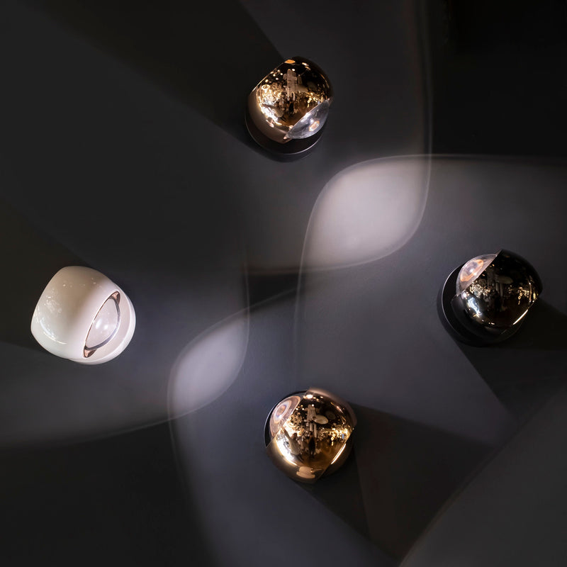 Gold, Platinum or White Single Wall Light, Modern Home Decor Wall Lighting, Art Deco LED Sconce MODEL: BALAMIR