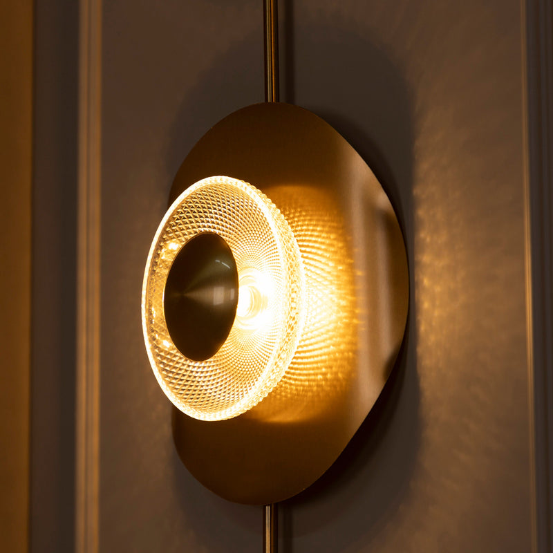 Handmade Wall Lamp, Modern Home Decor Bedside Lighting, Brass Light for Bedroom, Housewarming Gift Sconce MODEL: TRIPLE PEDESA