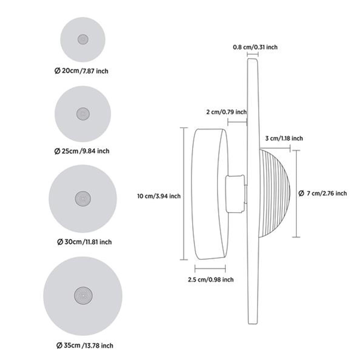 Kampala Antique Marble Led Wall Sconce 20 Cm - Heka Lighting & Trading Limited