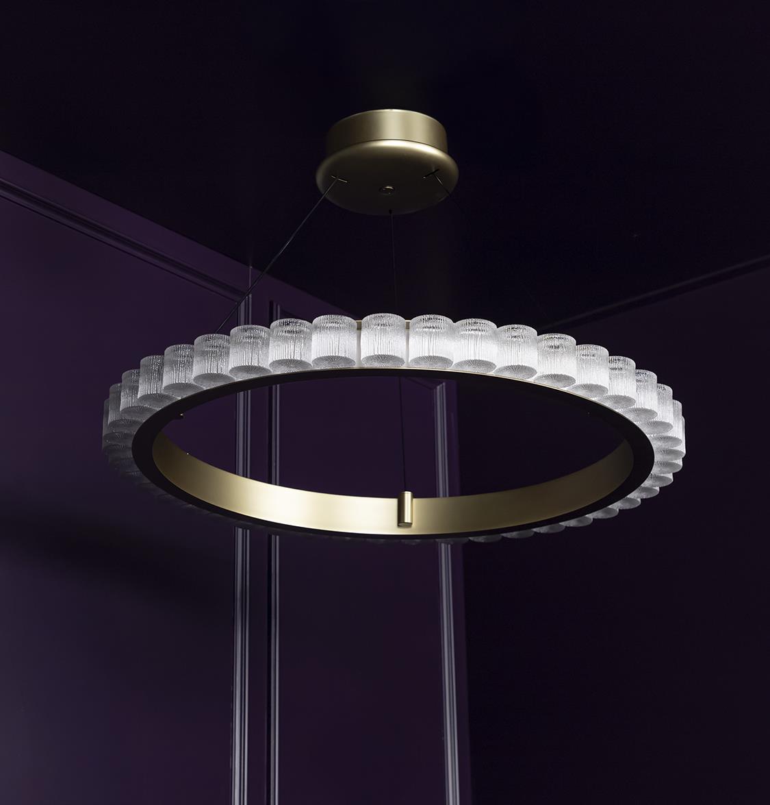 Kongo Frosted Glass Soft Antique Chandelier - Heka Lighting & Trading Limited