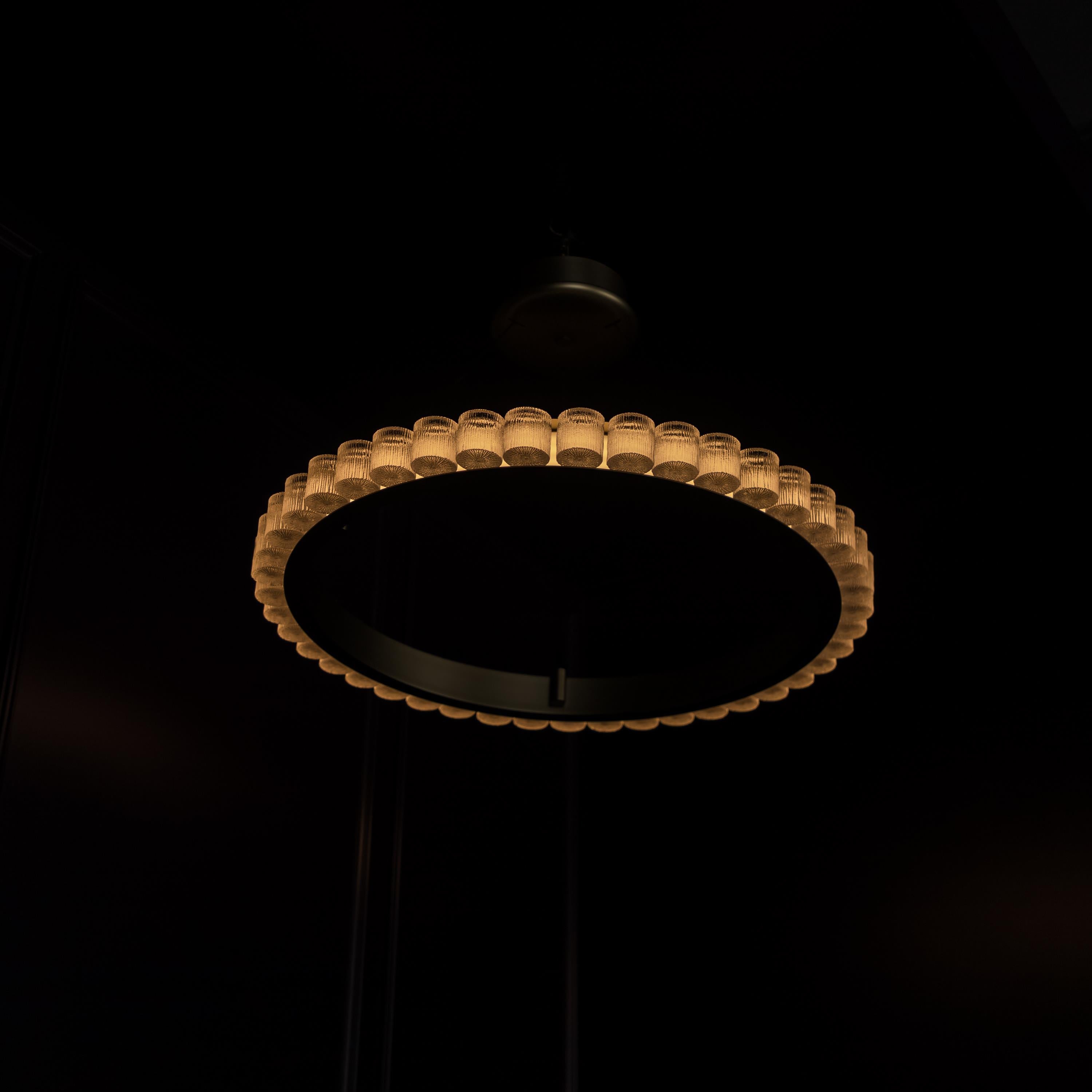 Kongo Frosted Glass Soft Antique Chandelier - Heka Lighting & Trading Limited