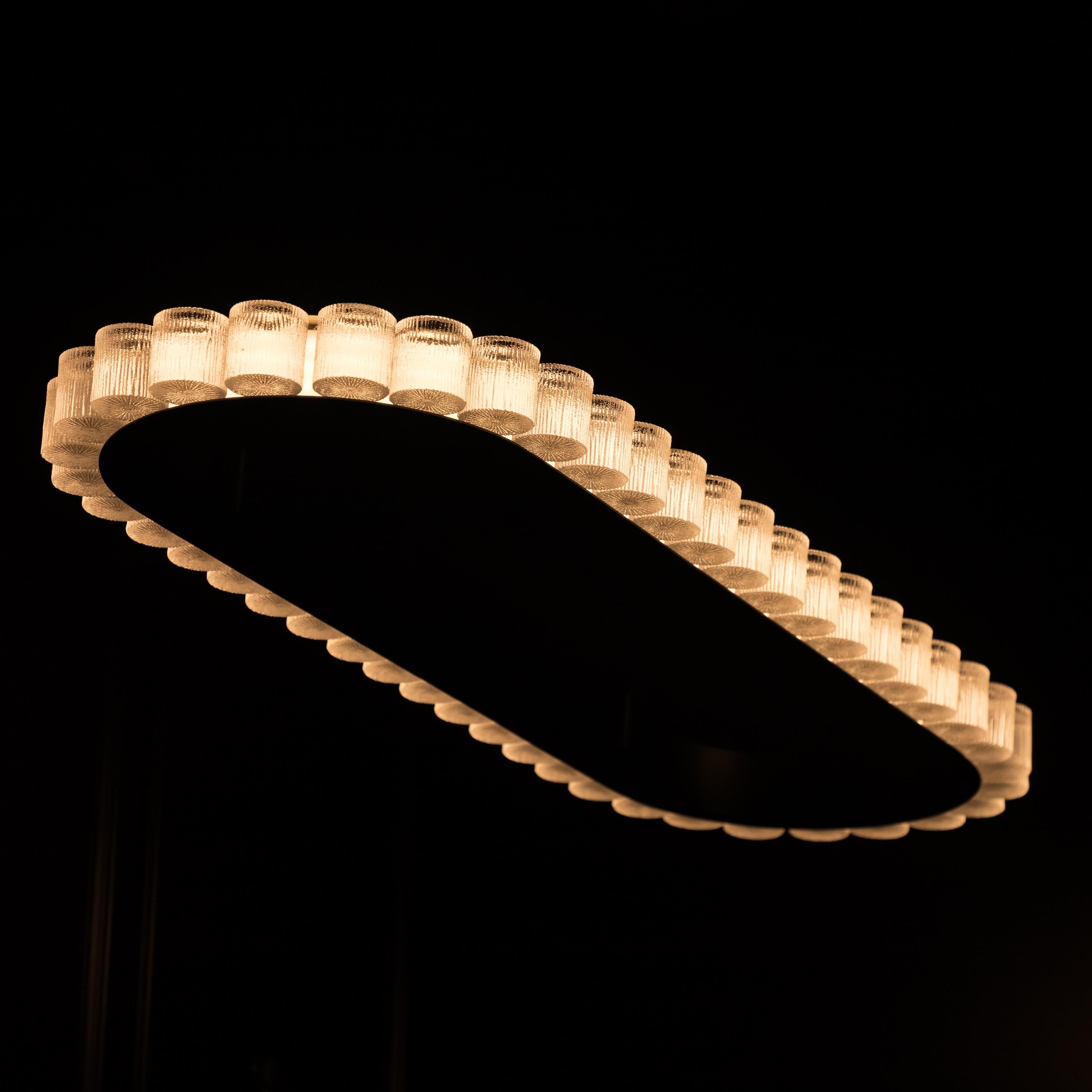 Kongo Frosted Glass Soft Antique Dining Table Chandelier - Heka Lighting & Trading Limited