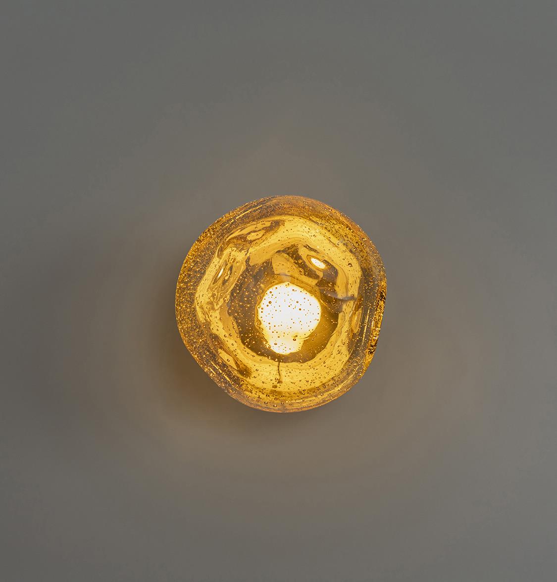 Kopenhag Bubbly Honey Glass Antique Wall Sconce - Heka Lighting & Trading Limited